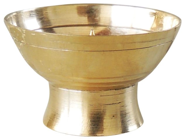 Brass Dhoopbatti Stand Incense Holder - 1.6*1.6*1 inch (Z220 C)