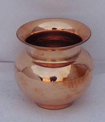 Copper Lota, 300 ML  - 3.5*3.5*3.4 inch (Z321 B)