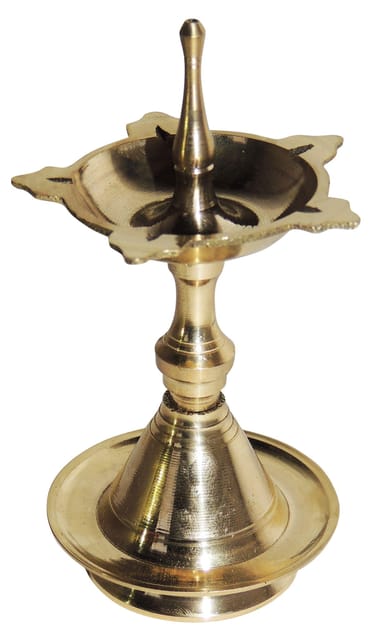 Brass Table Decor Kerala Fancy No. 2 - 2.5*2.5*4.5 inch (F683 B)