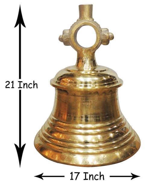 Brass Temple Ghanta, Bell 51 kg - 17*17*21 Inch (Z493 W)