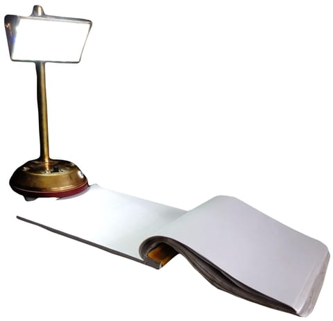 Brass Lamp (LED) Showpiece - 4*4*9 Inch (F028)