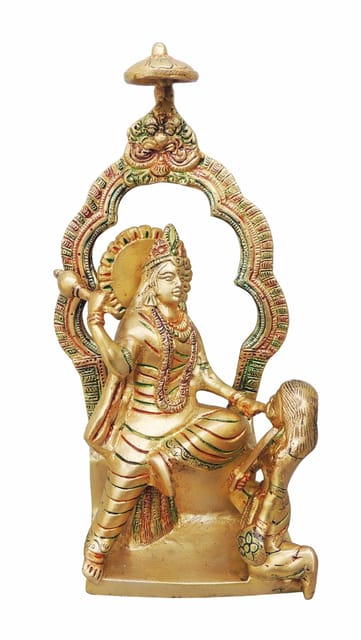 Brass Showpiece BaglaMukhi ji statue Idol - 6.5*4*10.5 Inch (BS967 C)