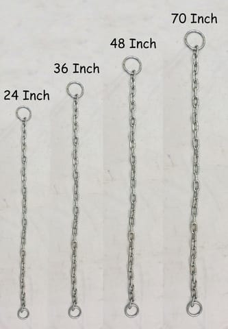 Iron Chain For Hanging Ghanta & Bell - 24, 36, 48, 70 inch (I147)