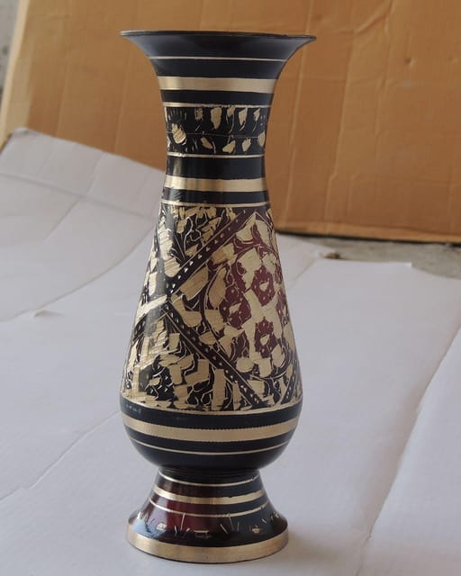 Brass Home & Garden Decorative Flower Pot, Vase - 3*6*7 Inch (F658 E)