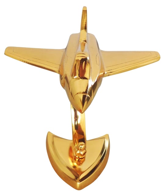 Aluminium Showpiece Aeroplane - 5*4.5*6 Inch (AT042 C)