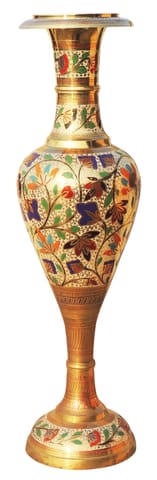 Brass Home & Garden Decorative Flower Pot, Vase - 8*8*3.5 Inch (F503 A)