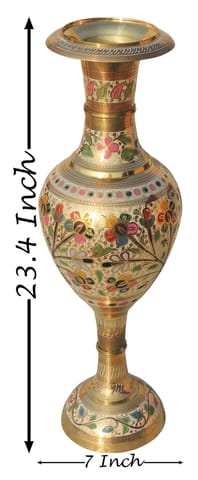 Brass Home & Garden Decorative Flower Pot, Vase - 7*18*23.4 Inch (F327 A)
