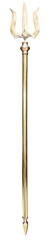 Brass Trishul - 6.2*2*47.5 Inch (Z138 H)