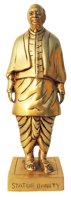 Brass Showpiece Statue Of Unity Statue - 4*3.7*12.5 Inch (BS1023 P)