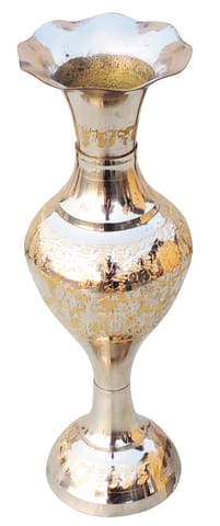 Brass Home & Garden Decorative Flower Pot ,Vase - 3.5*3.5*10 Inch (F322 C)