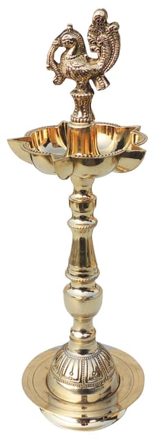 Brass Decorative Deepak Dana No. 11, Diwali Gifting Item - 4.5*4.5*14 Inch (F714 H)