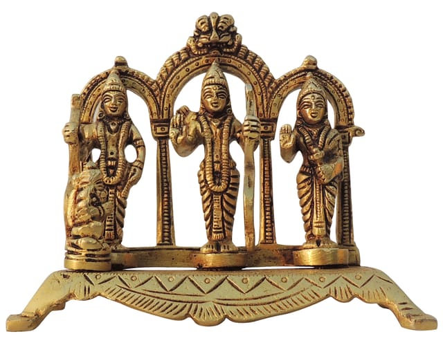 Brass Showpiece Ram Darbar God Idol Statue  - 5*1.5*5 inch (BS800 A)