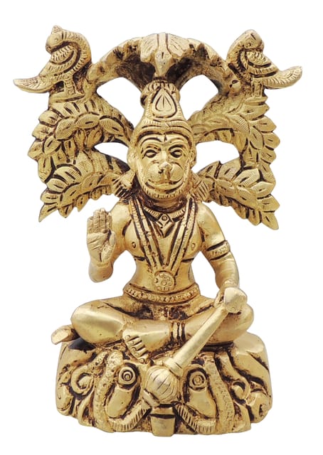 Brass Showpiece Hanuman Ji God Idol Statue - 5*2.5*5 Inch (BS1648 D)