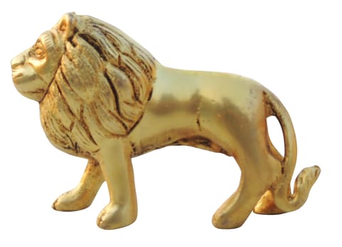 Brass Home Decorative Lion Standing  Showpiece Statue - 4.5*1.5*3 Inch (AN265 D)