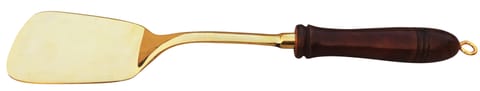 Brass Palta With Wooden Handle - 14*3*1 Inch (BC178 F)