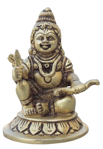 Brass Showpiece Ramlala God Idol Statue - 3.2*3*4.5 Inch (BS1682 B)