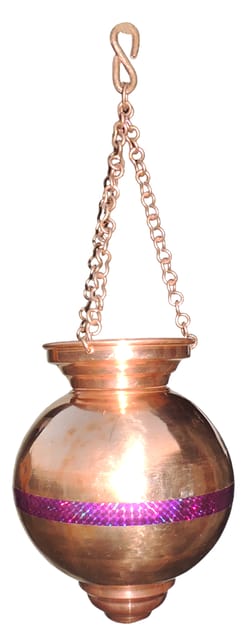 Copper Hanging Shiv Jaldhara, 4 Liter- 7.5*7.5*10 Inch (Z599 F)