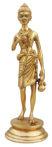 Brass Showpiece Neelkanth Varni God Idol Statue - 2.2*2.2*6.6 Inch (BS1694 C)
