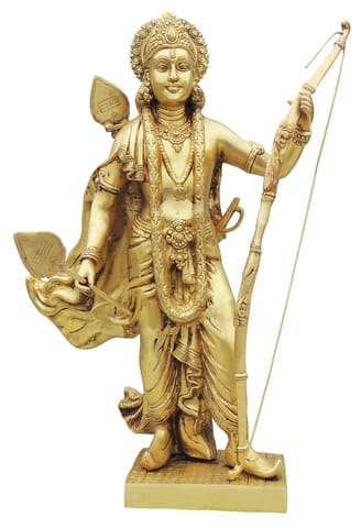 Brass Showpiece Ram Ji God Idol Statue - 15*5.5*24 Inch (BS1358 H)