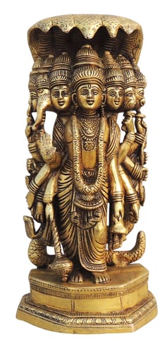 Brass Showpiece Vishnu Das Avatar - 6*3.5*13 Inch (BS1708 F)