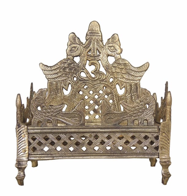 Brass Singhasan For God Idol   - 4.6*3.7*6.5 inch (Z110 C)
