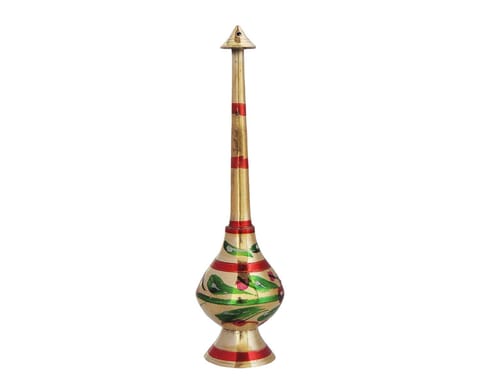 Brass Gulab Pash/Water Rosewater Sprinklers (Set of 2 Pcs.) - 2*2*8.1 inch (Z239 C)