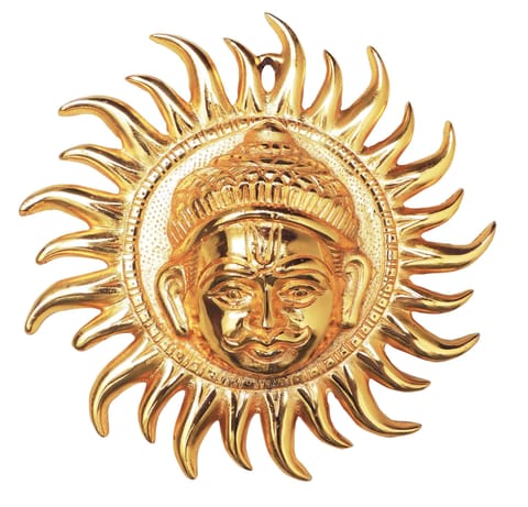 Aluminium Wall Hanging Showpiece Sun Wall Haniging  - 9.8*1.8*9.8 inch (AS255 G)