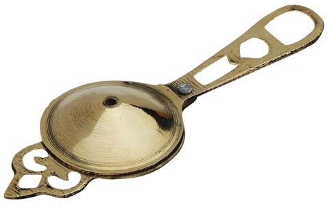 Brass Kajrota Kajal Dani No. 2 - 1.7*5.2*0.9 inch (Z181 C)