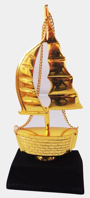 Showpiece Ship With Wooden Base - 4.6*2.3*10 inch (Z458 A)