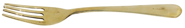 Pure Brass Fork  - 7.2*1.2*0.5 inch (CU062 D)