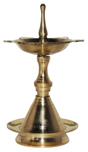 Brass Table Decor Kerala Fancy No. 1 - 2.5*2.5*3.5 inch (F683 A)