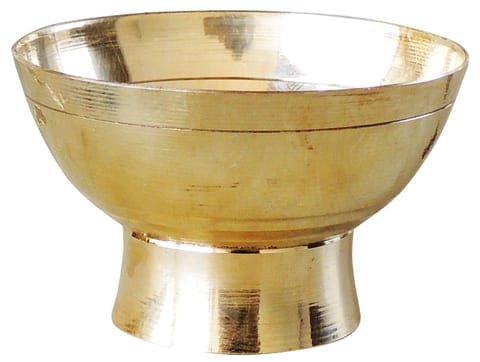 Brass Dhoopbatti Stand Incense Holder - 2*2*1.5 inch (Z220 E)