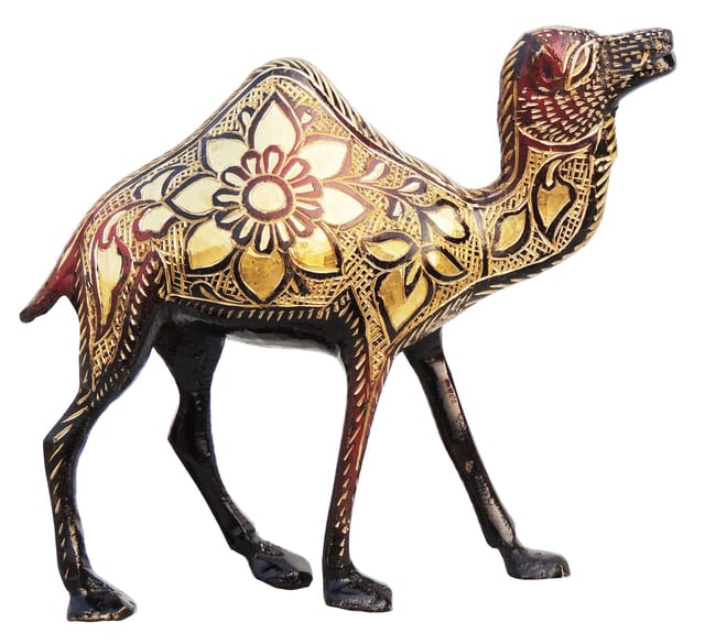 Brass Showpiece Camel Statue  - 6*2.2*5.1 inch (AN142 E)