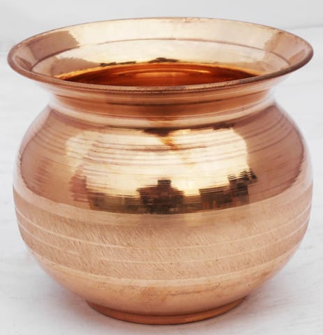 Copper Lota, 700 ML  - 4.6*4.6*4.5 inch (Z390 H)