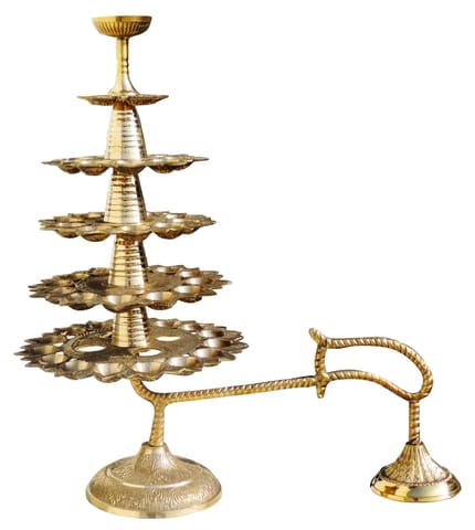 Brass Ganga Arti 51 Bati (F447 B)