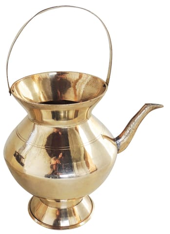 Brass Showpiece Kamandal, 240 ML - 2.6*2.6*4 Inch (Z530 X)