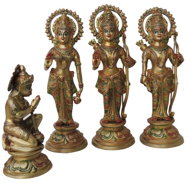 Brass Showpiece Ram Darbar God Idol Statue (BS1380 E)