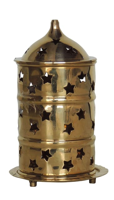 Table Decor Oil Lamp, Deepak No. 2 - 3.1*3.1*5.5 Inch (Z539 B)