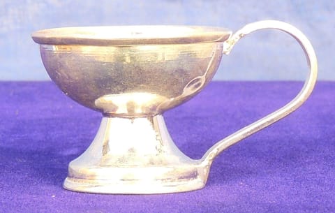 Pure Silver Table Decor Handle Deepak With 92.5 Hallmarked - 2.5*1.6*1.5 Inch (SL058 A)