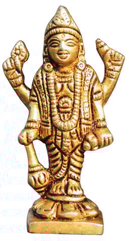Brass Showpiece Vishnu  Statue - (BS1330 A)