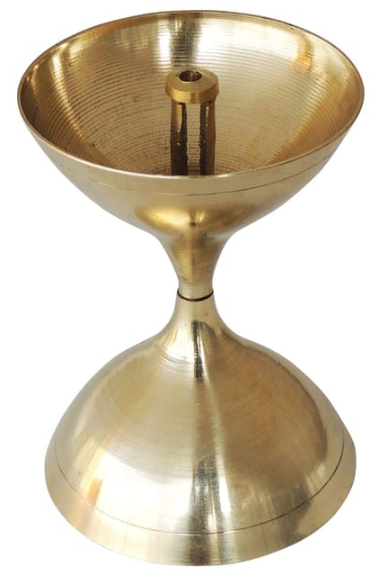 Akhand Deepak No. 11  - 2.4*2.4*3.4 inch (Z193 K)