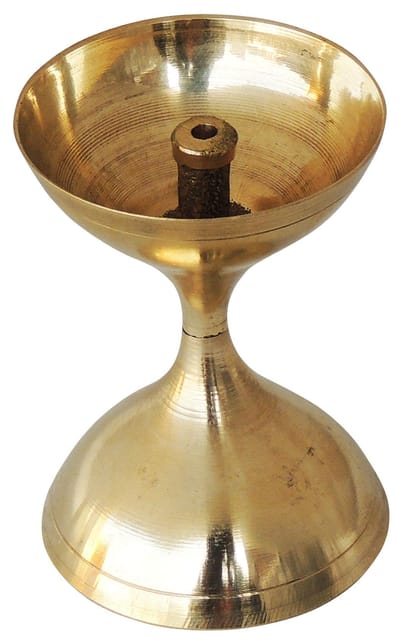 Akhand Deepak No. 7- 1.8*1.8*2.6 inch (Z193 G)