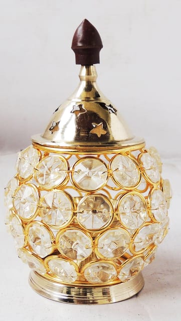 Matki Crystal Deepak No. 1- 3.5*3.5*5 inch (F672 A)