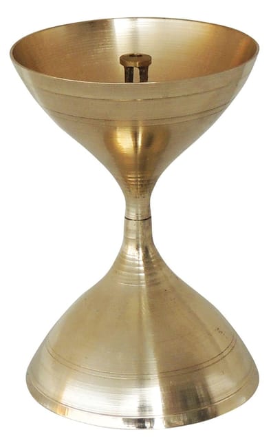 Akhand Deepak No. 14- 3.3*3.3*4.8 inch (Z193 N)