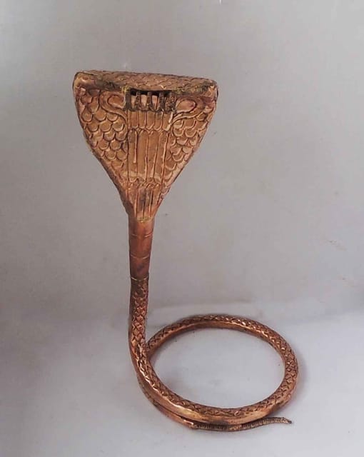 Copper Panch Mukhi Snake Copper - 8.5*8.5*18 inch (Z312 E)