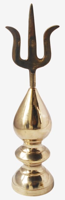 Brass Kalash Trishul No. 3 - 2*2*8.1 inch (Z394 C)