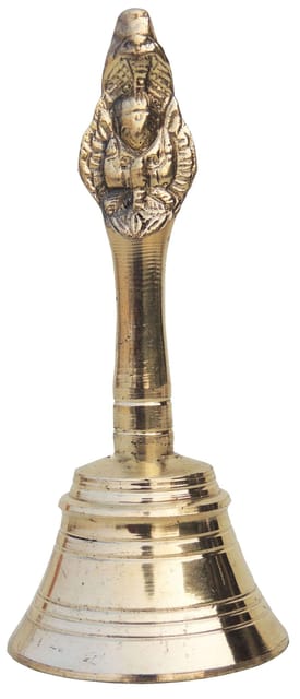 Brass Pooja Hand Bell, Garun Ganti - 2*2*4.5 inch (F676 C)