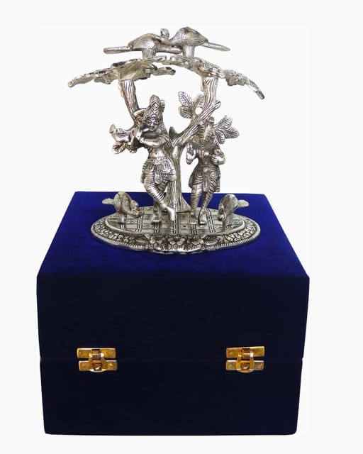 Showpiece Standing Radha Krishna Statue Under Tree  - 7.4*5.5*7.5 inch (AS134 S)