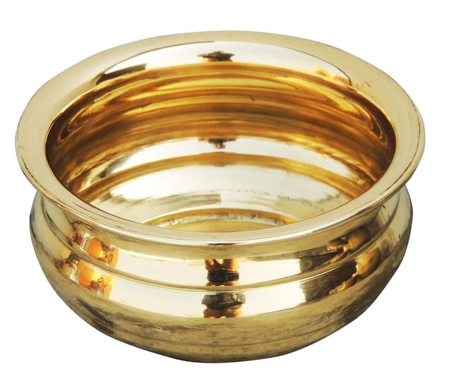 Brass Urli 250 ML Diameter 4 Inch (F264) - 4*4*2 inch (F264)