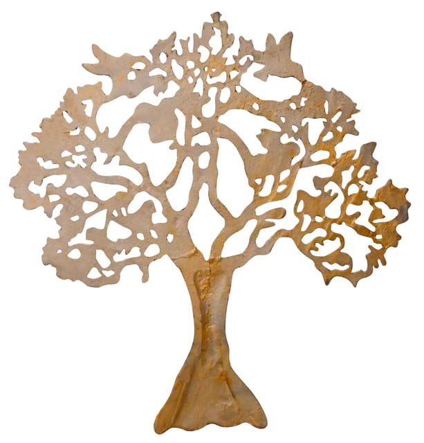 Aluminium Showpiece Wall Decorative Aluminium Tree - 20*0.2*21 inch (Z046 D)